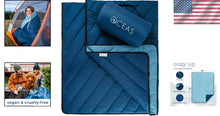 Load image into Gallery viewer, Luxury Waterproof Fleece Blanket - Windproof and Weatherproof for Adventures