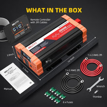 Load image into Gallery viewer, Efficient 2000W DC to AC Inverter for Off-Grid Living &amp; Outdoor Adventures