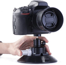 Load image into Gallery viewer, 6" Suction Cup Camera Mount with 360° Ball Head for Action Shots Anywhere