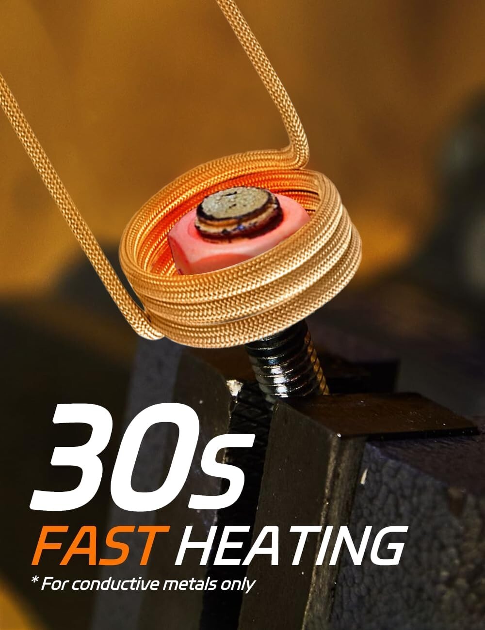 Efficient 110V Induction Heater Tool - Quick Rusty Nut Remover with 8 Coils