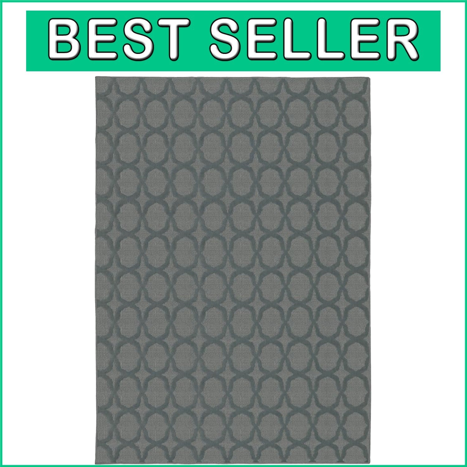 9x12 Sea Foam Blue Area Rug - Stain Resistant and Lightweight for High Traffic