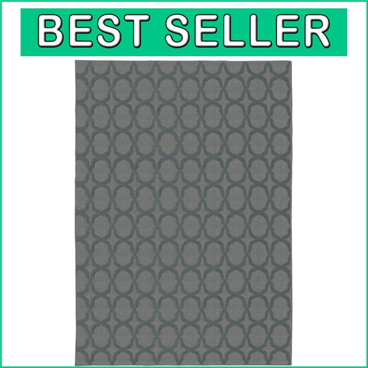 9x12 Sea Foam Blue Area Rug - Stain Resistant and Lightweight for High Traffic
