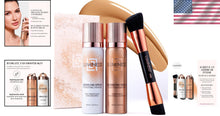 Load image into Gallery viewer, Radiant Medium Airbrush Foundation Starter Set - Primer &amp; Angled Brush Included