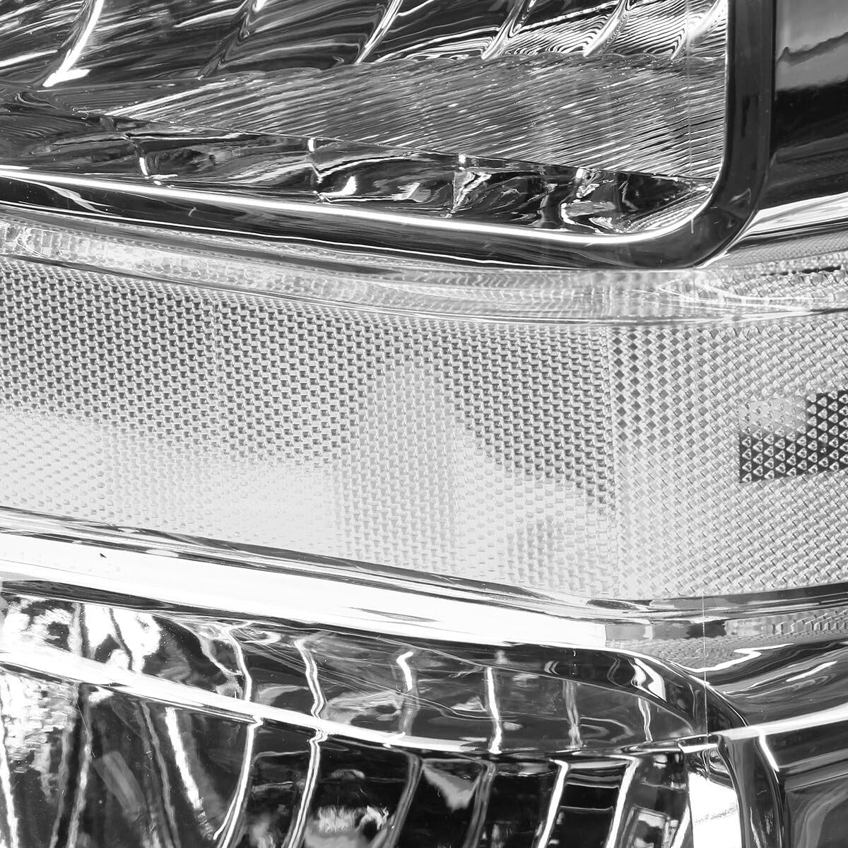 High Beam Chrome Headlights for 08-10 F-450 / F-550 Super Duty Trucks - Easy Fit