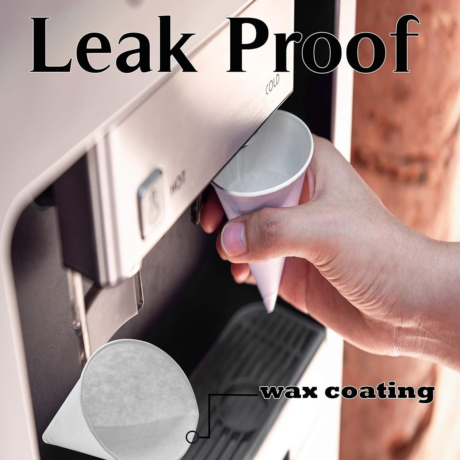 Versatile 2000 Pack White Cone Paper Cups - Perfect for Snow Cones & Events