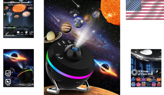 Galaxy Projector - 13-in-1 Planetarium Star Projector for Enchanting Bedrooms