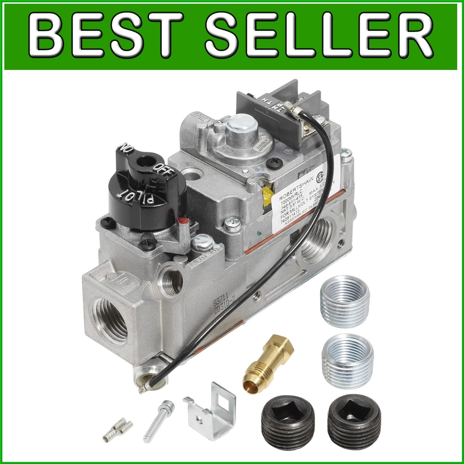 Compact 70,000 BTU Gas Valve Replacement for Space-Saving Applications