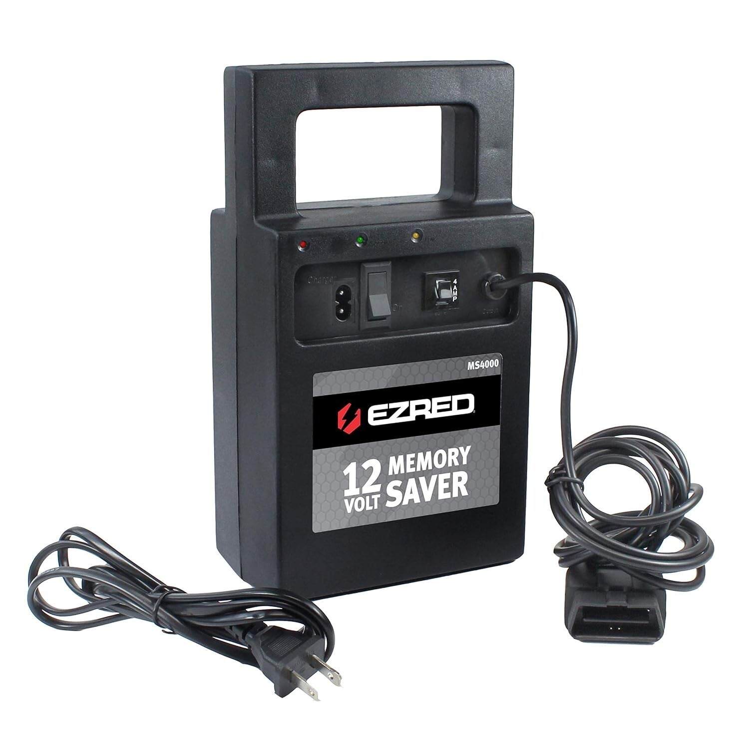 Automotive Memory Saver & Charger with OBDII Connector - Black 12V Solution