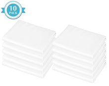Load image into Gallery viewer, Durable Cotton-Polyester Blend Cot Sheets for Boys &amp; Girls - 10 Set, 23" x 51"