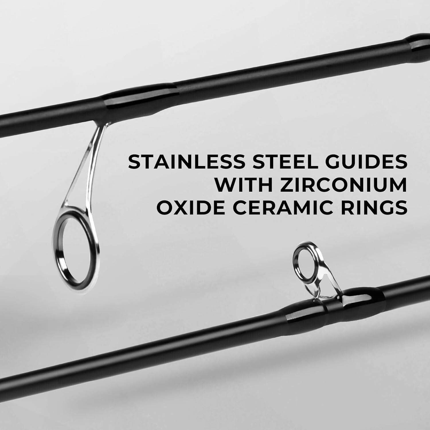 Crixus IM6 Graphite Spinning/Casting Rod | SuperPolymer Handle, 72" Medium Power