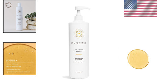 Luxury Organic Shampoo for All Hair Types | 32oz Citrus Scent, Cruelty-Free