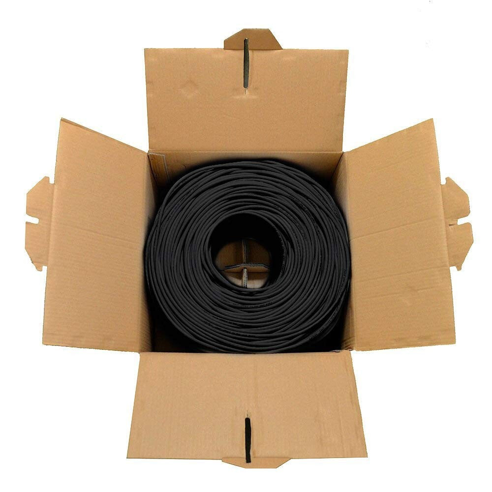 1000ft Cat 6 Ethernet Cable - High-Speed 23AWG Network Wire for Gaming & Office