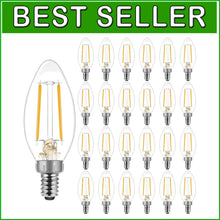 Load image into Gallery viewer, Dimmable Soft White LED Bulbs B10, 60W Equivalent - Elegant Chandelier Lighting