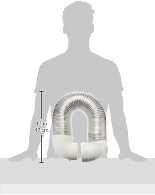 All-in-One Dryer Vent Kit - Flexible Aluminum Duct & Elbow Components Included