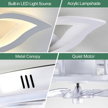 Load image into Gallery viewer, Stylish 32'' Indoor Ceiling Fan with Light - Remote Controlled Elegance