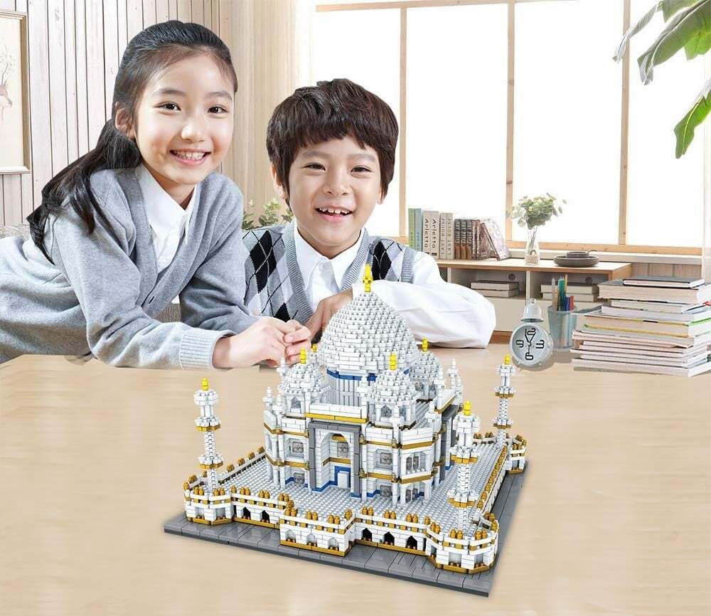 Taj Mahal Building Blocks Kit - Engaging 3950 Piece Gift for Kids & Adults