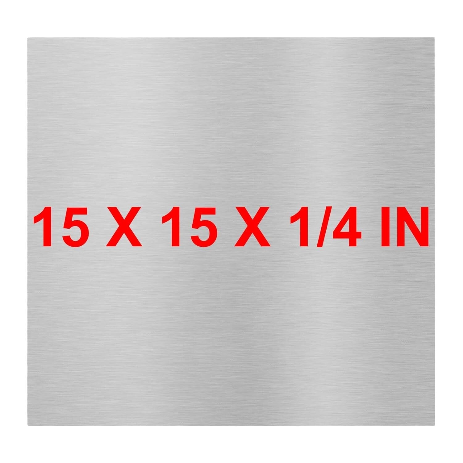 Durable 6061 T651 Aluminum Plate 15 x 15 x 1/4 Inch - Versatile for All Projects
