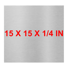 Load image into Gallery viewer, Durable 6061 T651 Aluminum Plate 15 x 15 x 1/4 Inch - Versatile for All Projects