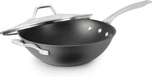 Load image into Gallery viewer, Elegant Hard-Anodized 12-Inch Nonstick Wok with Cool Stainless Steel Handle