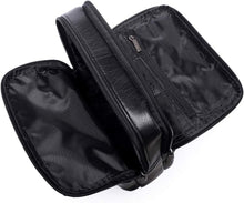 Load image into Gallery viewer, Compact Leather Messenger Bag with Multiple Pockets - Ideal for Travel &amp; Work