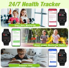Load image into Gallery viewer, Kids Waterproof Smart Watch 1.85" - Heart Rate, Sleep Tracker, Perfect Gift Idea