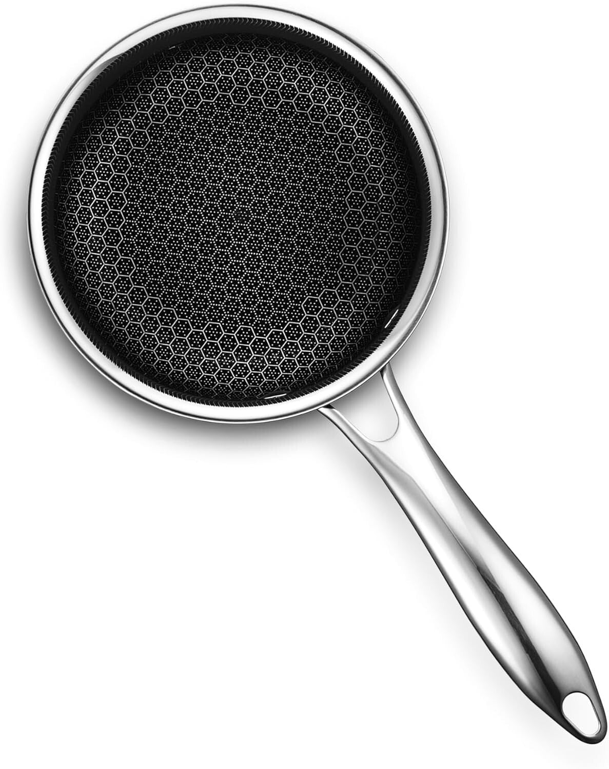 Elegant 1-Quart Nonstick Saucepan with Tempered Lid - Ideal for Small Servings