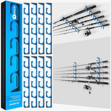 Load image into Gallery viewer, Durable Fishing Rod Storage: Holds 20 Rods - Efficient Wall/Ceiling Solution