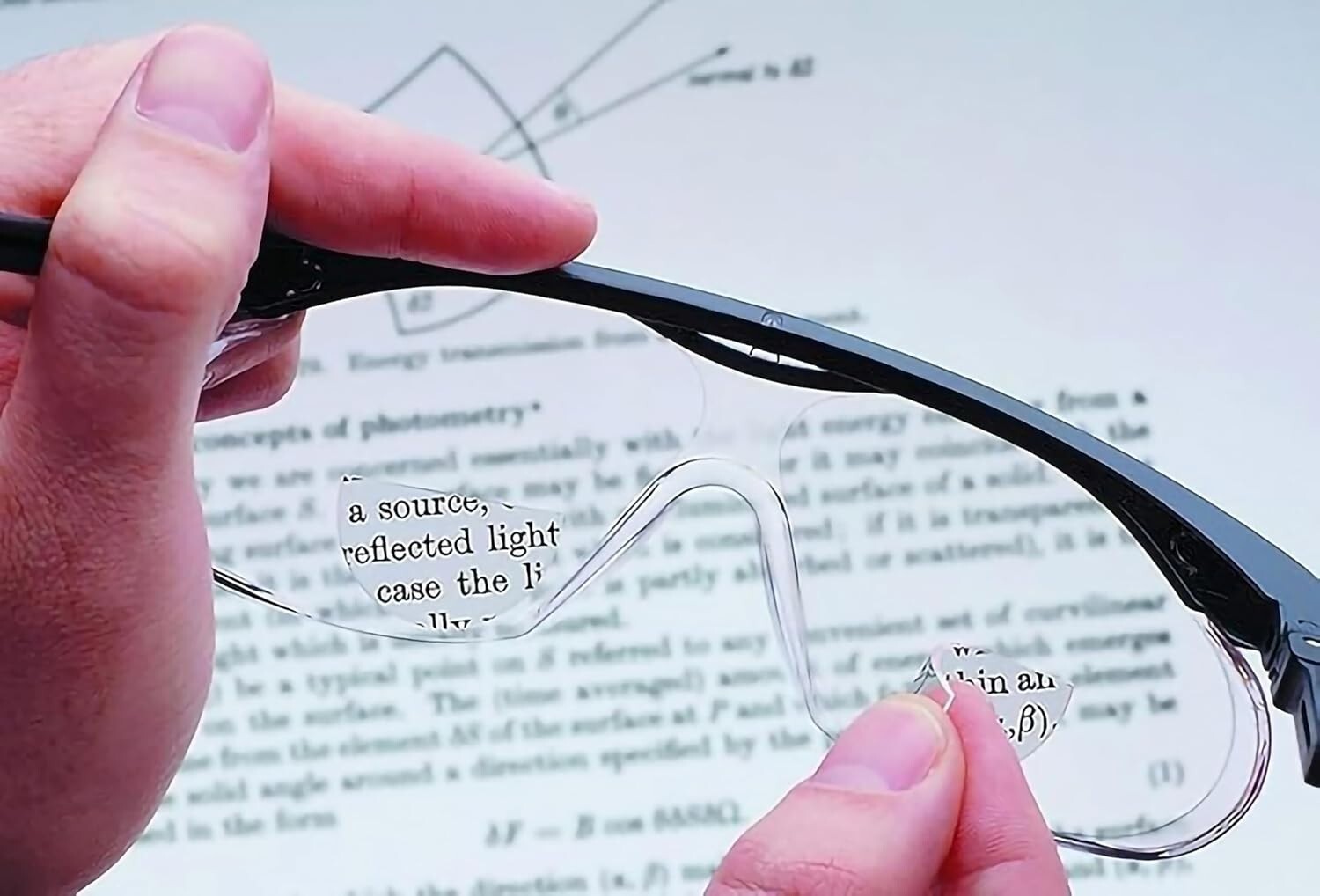 Adhesive Magnifying Bifocal Lenses - Effortless Application for Clear Vision