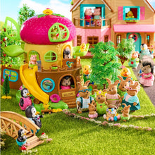 Load image into Gallery viewer, Deluxe 3-Story Playset with Real Lights - Li'l Woodzeez Cottage for Kids 3+