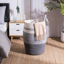 Load image into Gallery viewer, Modern Woven Laundry Basket 105L - Portable &amp; Foldable for Home Organization