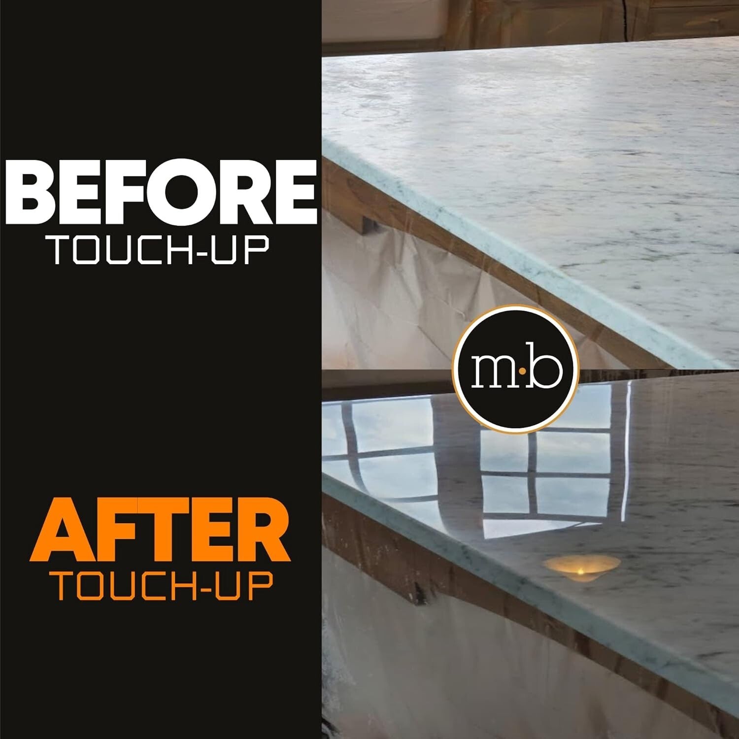 Gentle Marble Polishing Powder - 8oz Kit with Microfiber Cloth for DIY Projects