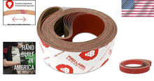 Load image into Gallery viewer, 6-Pack of Premium 60 Grit Ceramic Sanding Belts - 2 X 72 Inch for Metal Grinding