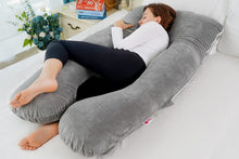Load image into Gallery viewer, Soft 60-Inch Full Body Pillow with Adjustable Fill - Perfect for Side Sleepers