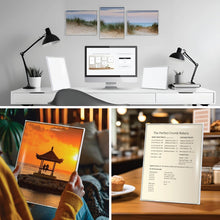 Load image into Gallery viewer, Versatile White 8.5x11 Picture Frame Set - Ideal for Certificates and Artwork