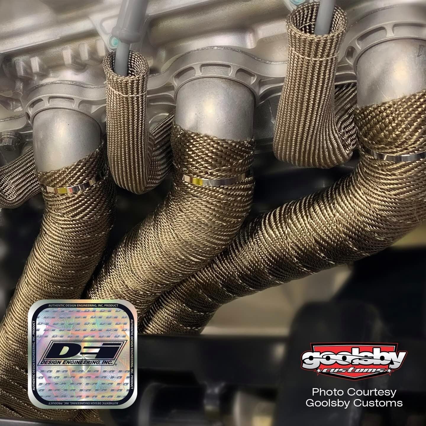 Pliable 50' Titanium Exhaust Wrap - Reduces Temperatures & Enhances Horsepower