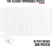 Load image into Gallery viewer, Clearly Impossible 500 Piece Acrylic Jigsaw Puzzle for Adults - Modern Challenge