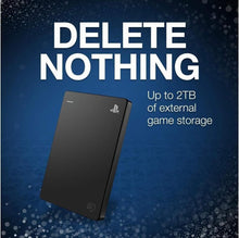 Load image into Gallery viewer, Compact 2TB Portable Hard Drive for PS4 - Store 100+ Games Effortlessly