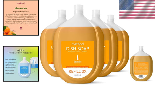 54 oz Biodegradable Gel Dish Soap Refill - Eco-Conscious Cleaning Solution