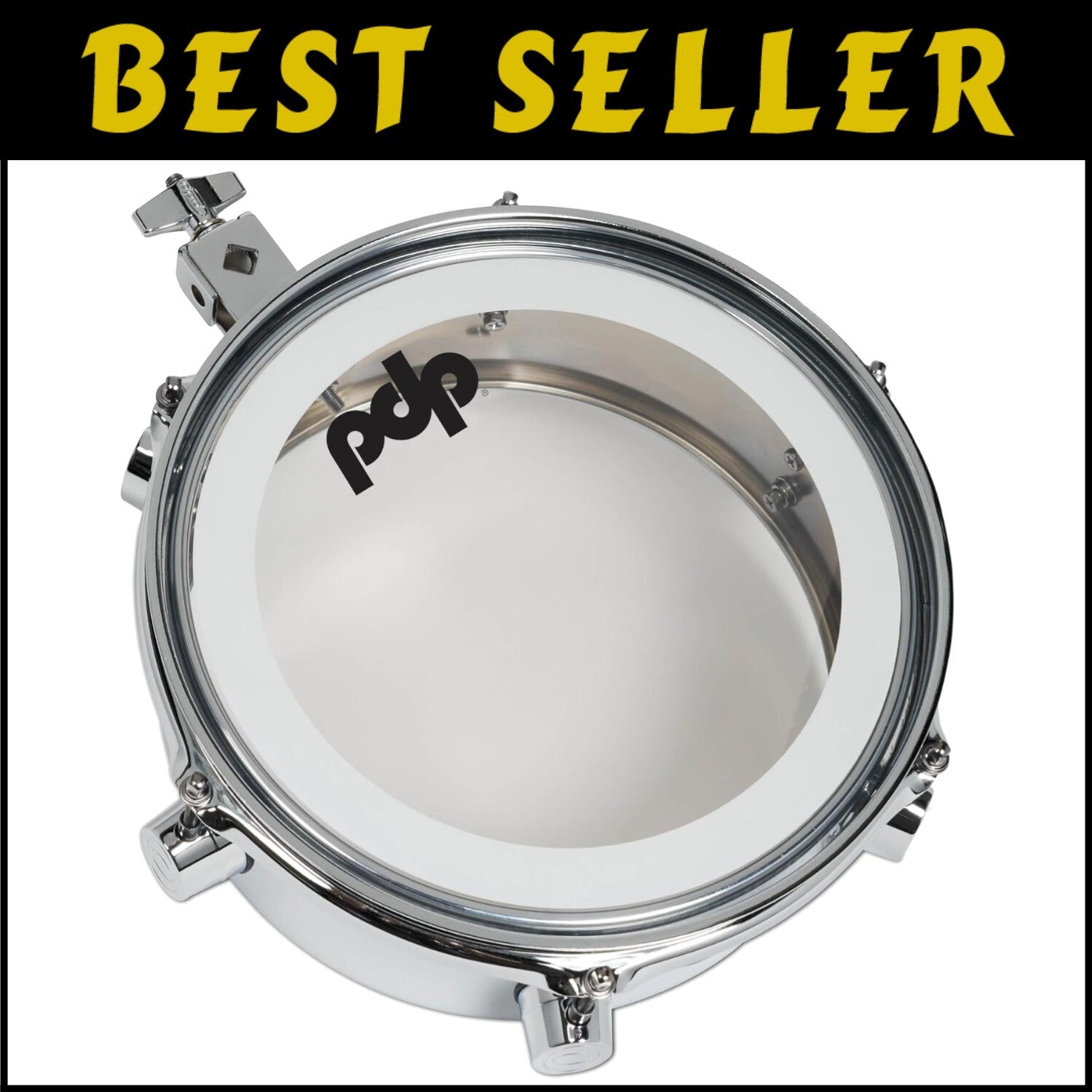DW Mini Timbale 4X10 in Chrome-Plated Steel: Lightweight Percussion Instrument