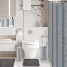 Load image into Gallery viewer, Durable Bathroom Decor 24PCS Set with Shower Curtain + Soft Microfiber Rugs