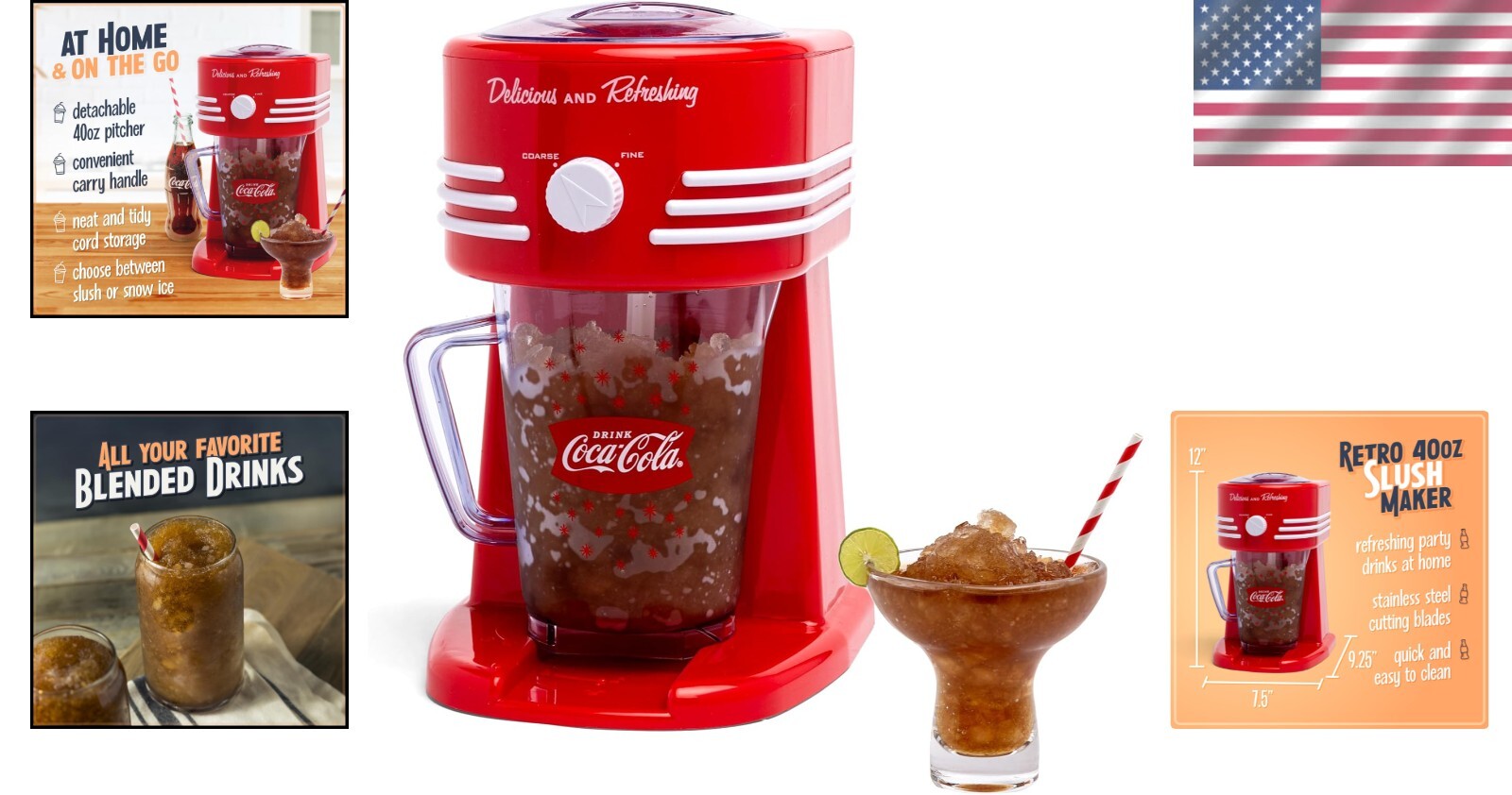 Versatile 40-Ounce Margarita and Frozen Drink Machine with Stainless Steel Spout