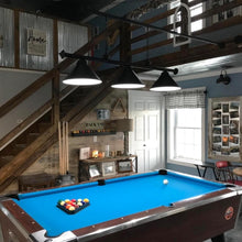 Load image into Gallery viewer, Modern Industrial Pool Table Chandelier with Durable Metal &amp; Instant On Feature