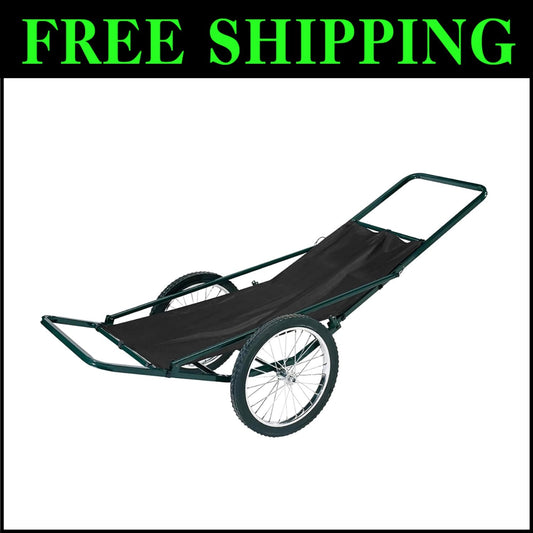 Versatile 550lb Capacity Hunting Cart with Heavy Duty Platform & Easy Assembly