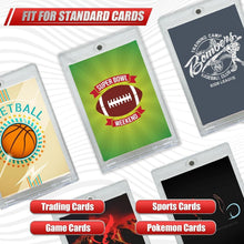 Load image into Gallery viewer, 100 Magnetic Card Holders - 35PT UV-Blocking Protectors for All Card Collections