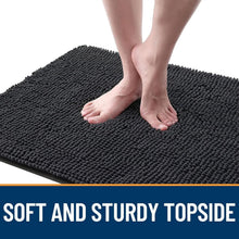 Load image into Gallery viewer, High-Pile Chenille Dog Doormat 54x24: Absorbs Dirt and Moisture Efficiently