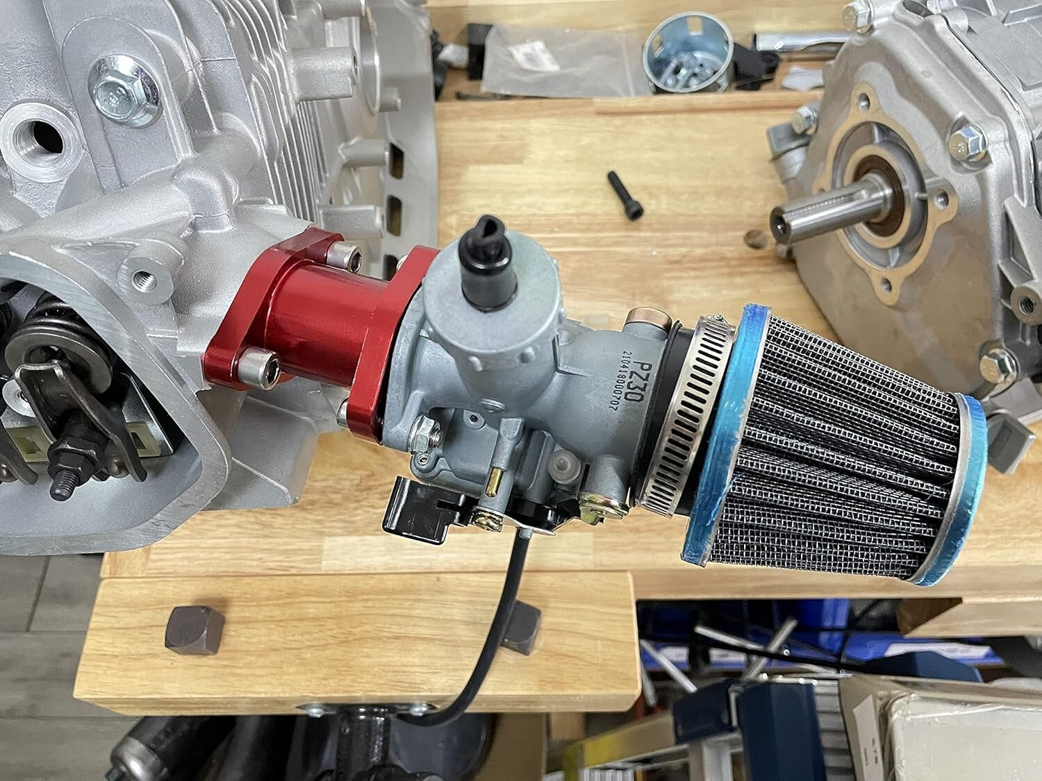 30mm Carburetor Intake Pipe Kit for Predator 301cc 420cc Mini Bikes & Go-Karts