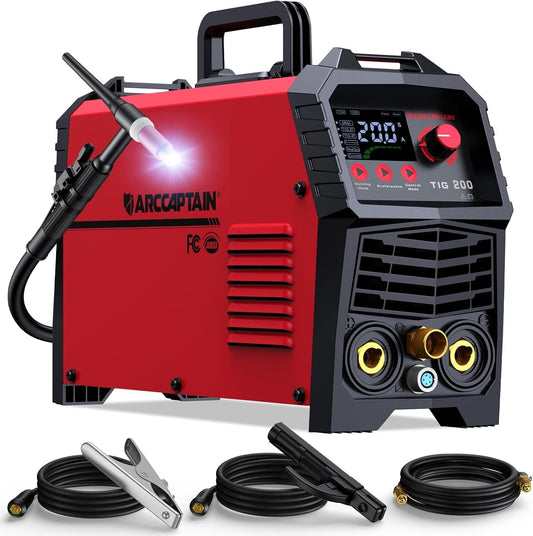 Dual Voltage 200A Welding Machine with Fan Cooling System - Durable Performance