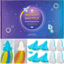 Load image into Gallery viewer, Galactic 8 Pack Bath Bombs - Organic, Colorful Fun for Kids &amp; Toddler Bathing