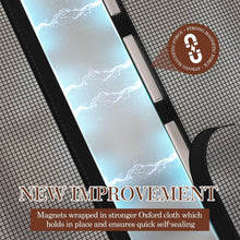 Load image into Gallery viewer, Easy-Install Magnetic Screen Door, Fits 74" x 80" - Enjoy Fresh Air Effortlessly