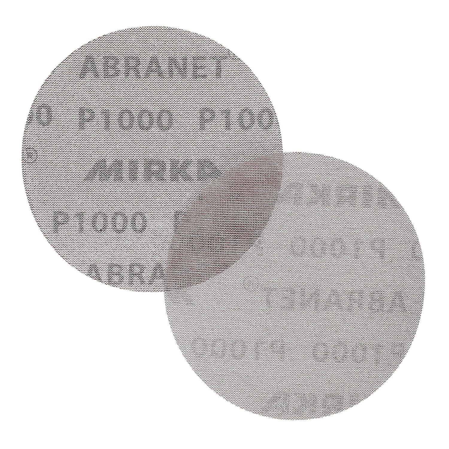 Versatile Abranet Sanding Discs - 5", Grit 1000, Ideal for Wood & Metal (50 pcs)